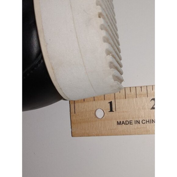 Everlane Black Leather Street Shoes Loafers Sz 8.5 Black Slip On Pointed Toe - Picture 13 of 14